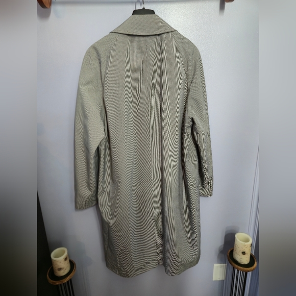 40L Vintage London Fog Limited Edition Overcoat Micro-Houndstooth Made in USA - Picture 9 of 16